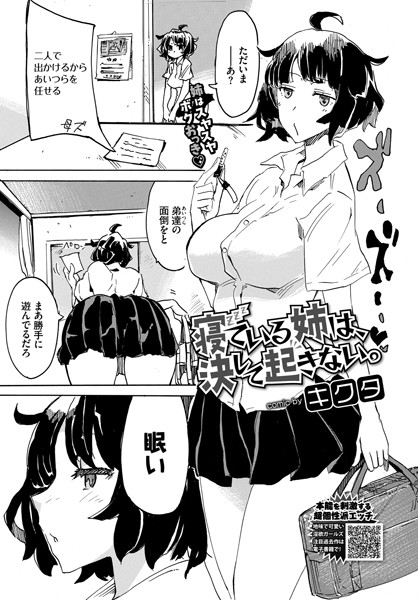 寝ている姉は、決して起きない。（単の配信先は？エロ漫画を無料で立ち読み